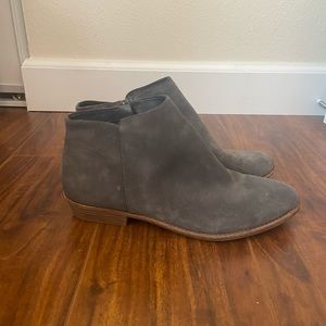 Gianni Bini Grey Suede Booties